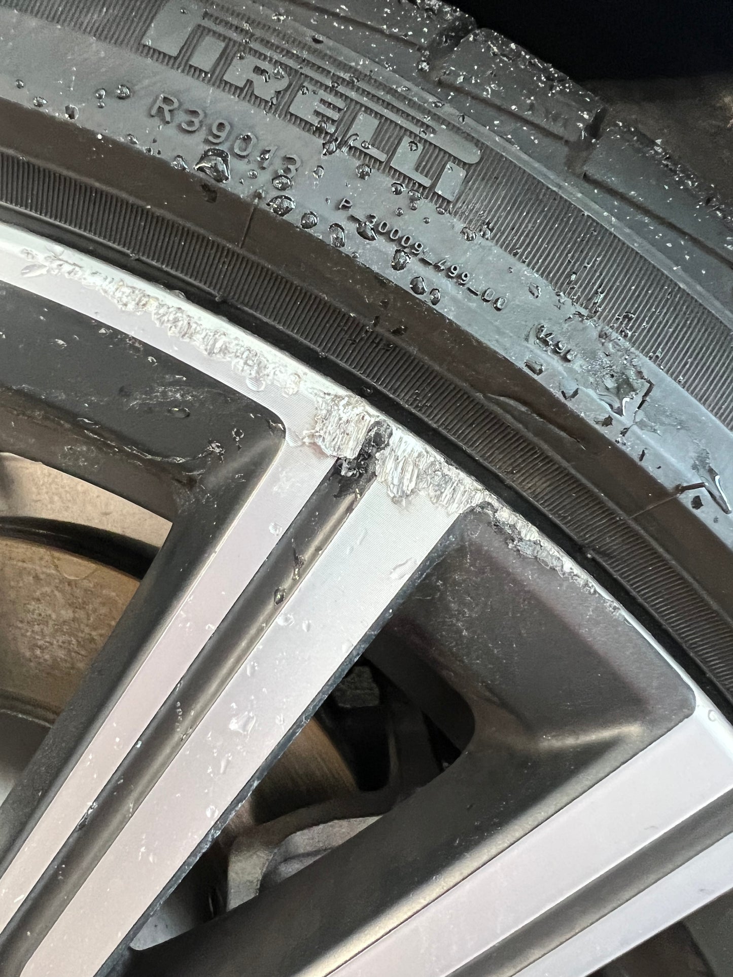 curbed wheel repair (polished)