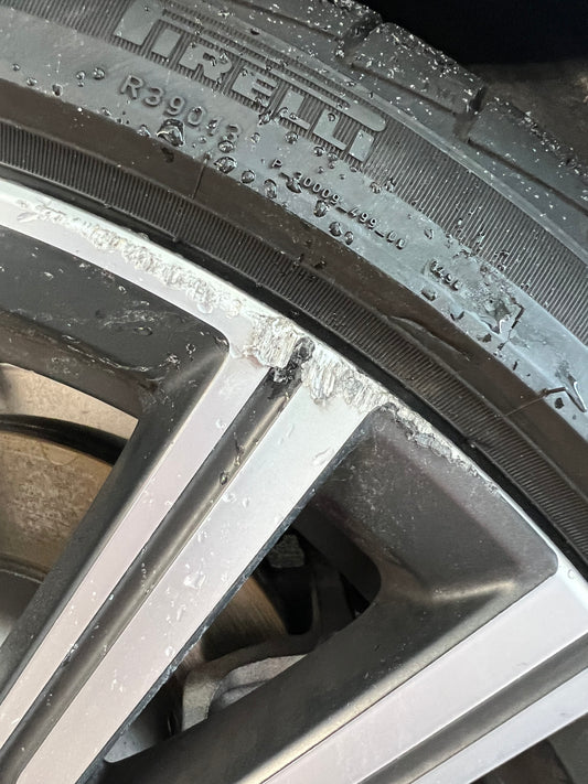 curbed wheel repair (polished)
