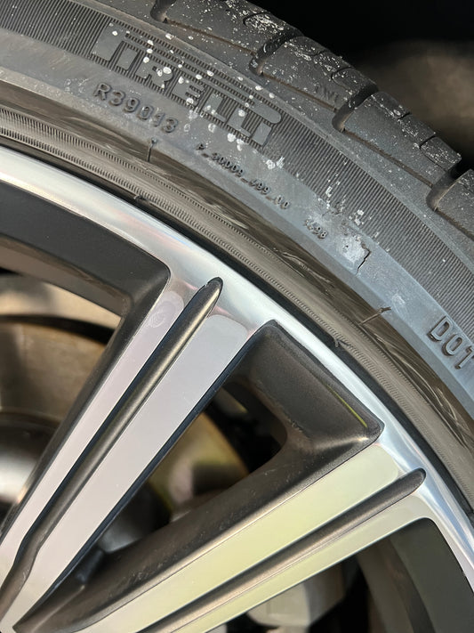 curbed wheel repair (polished)