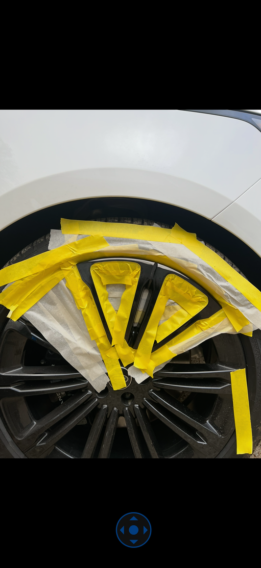 curbed wheel repair (painted)