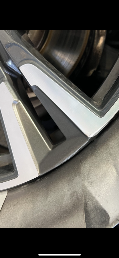 curbed wheel repair (polished)