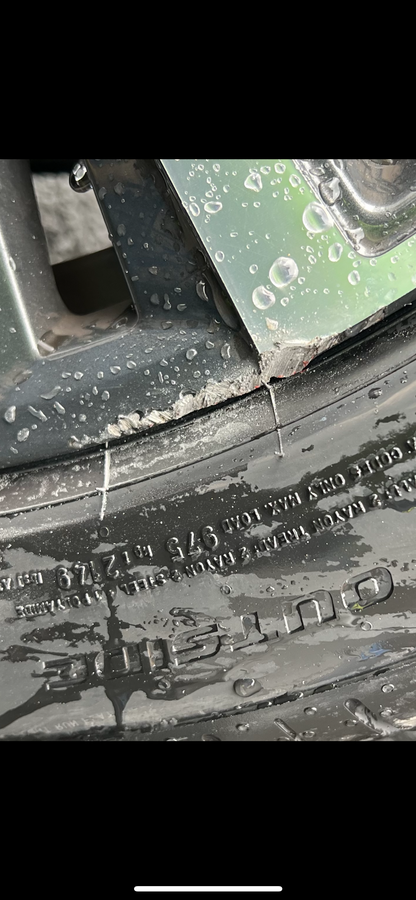curbed wheel repair (polished)