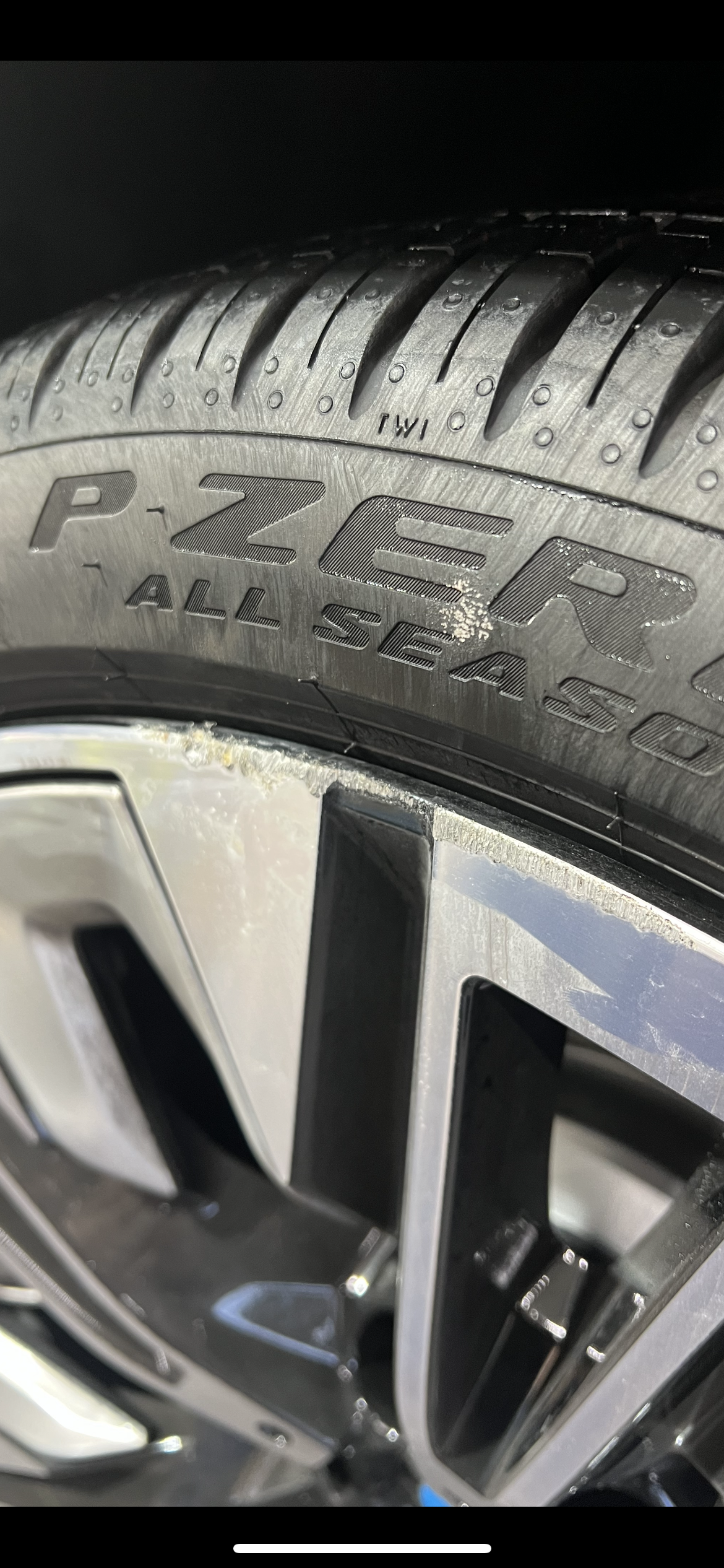 curbed wheel repair (polished)