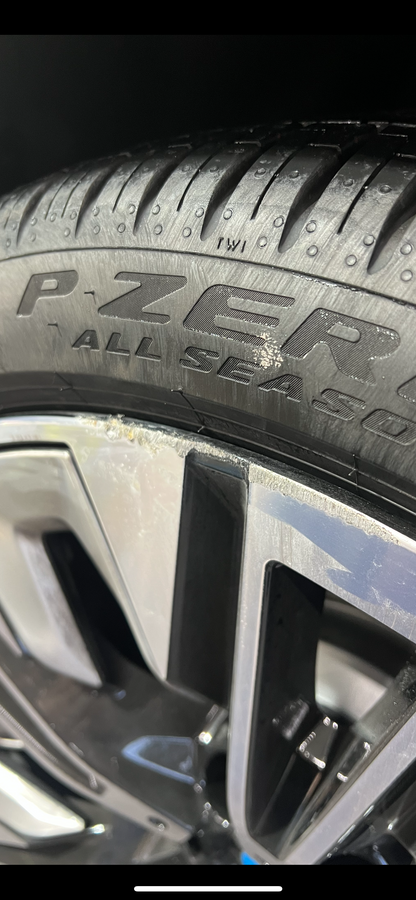 curbed wheel repair (polished)